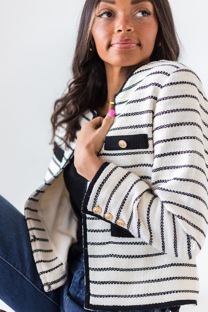 Meant To Be Tweed Jacket – Dottie & Jo