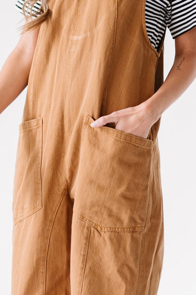 サロペット・オーバーオール・オールインワン Herlipto Two-Way Collar Jumpsuit honey Terra Jumpsuit – Dottie & Jo