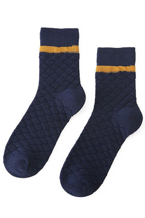 Quite Alright Quilted Socks | 4 colors |