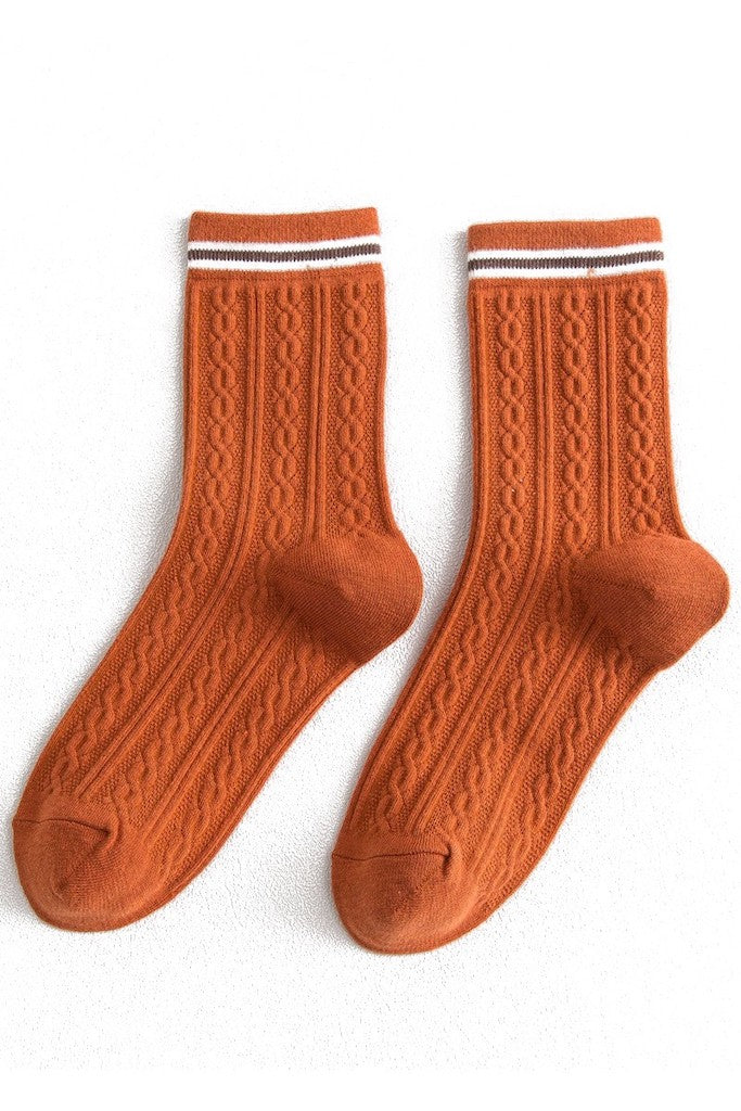 In A Twist Socks | 5 colors |