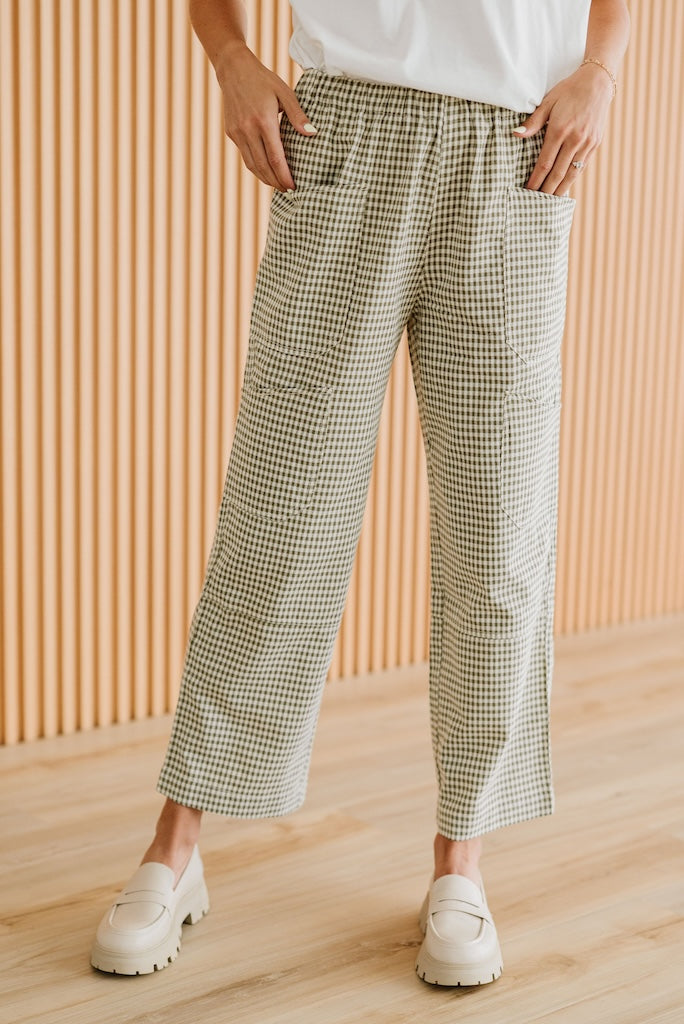 The Right Journey Gingham Pants