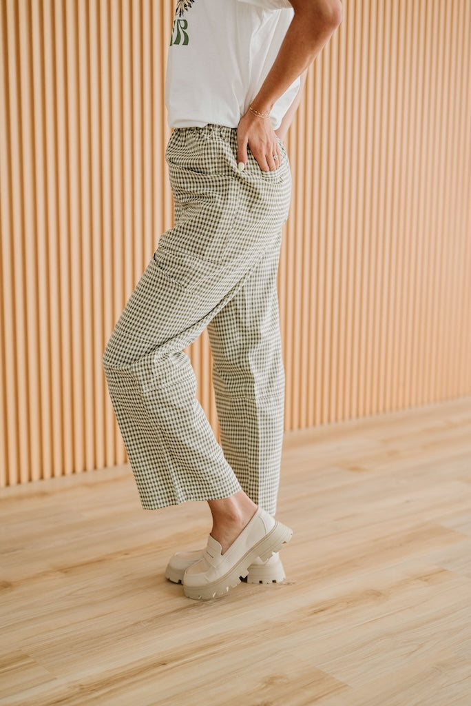 The Right Journey Gingham Pants