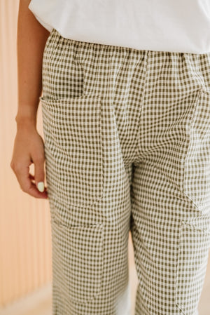 The Right Journey Gingham Pants