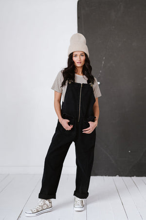 Cartland Washed Black Overalls