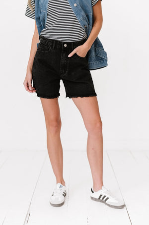 One Step Forward Denim Shorts