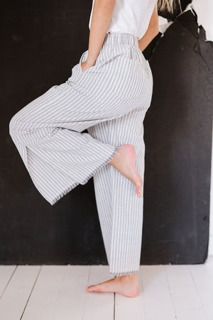 Maryann Striped Linen Pant