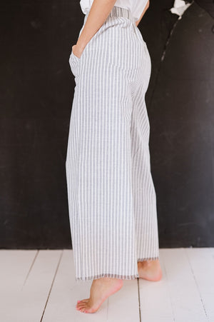 Maryann Striped Linen Pant