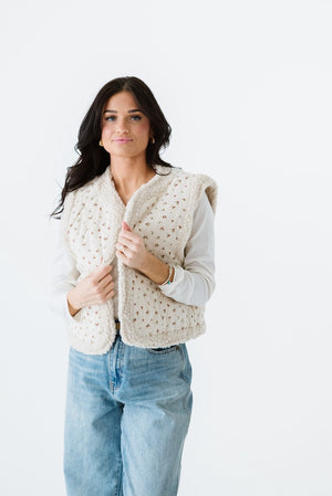 Verity Lace Trimmed Vest