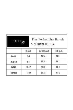 Tiny Perfect Lines Barrel Pants