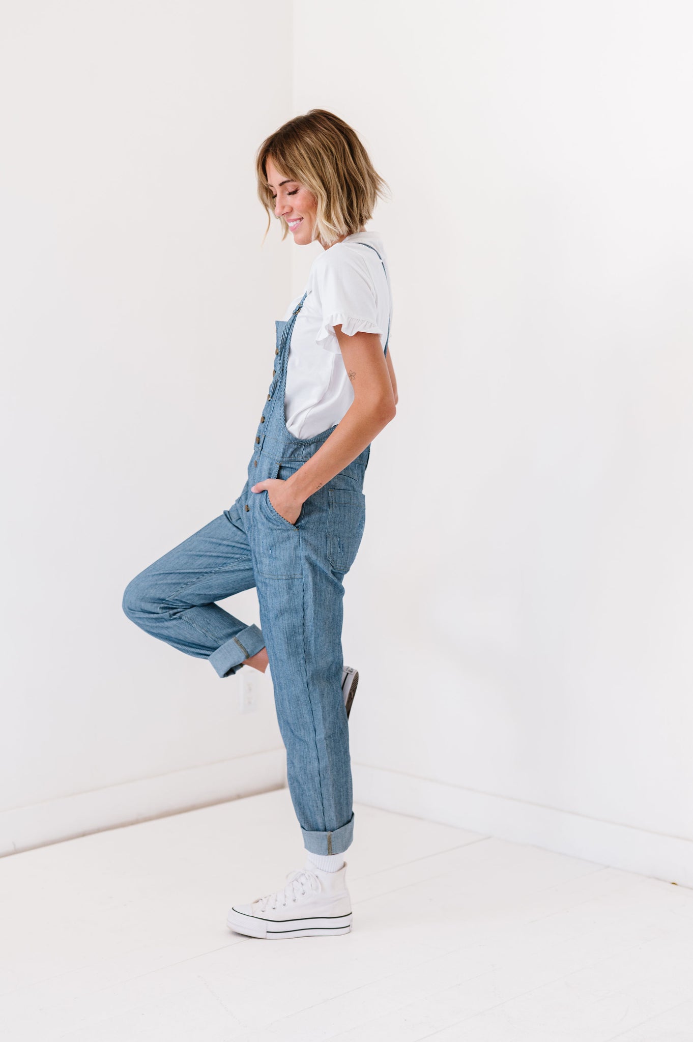 Mood Ring Denim Overalls