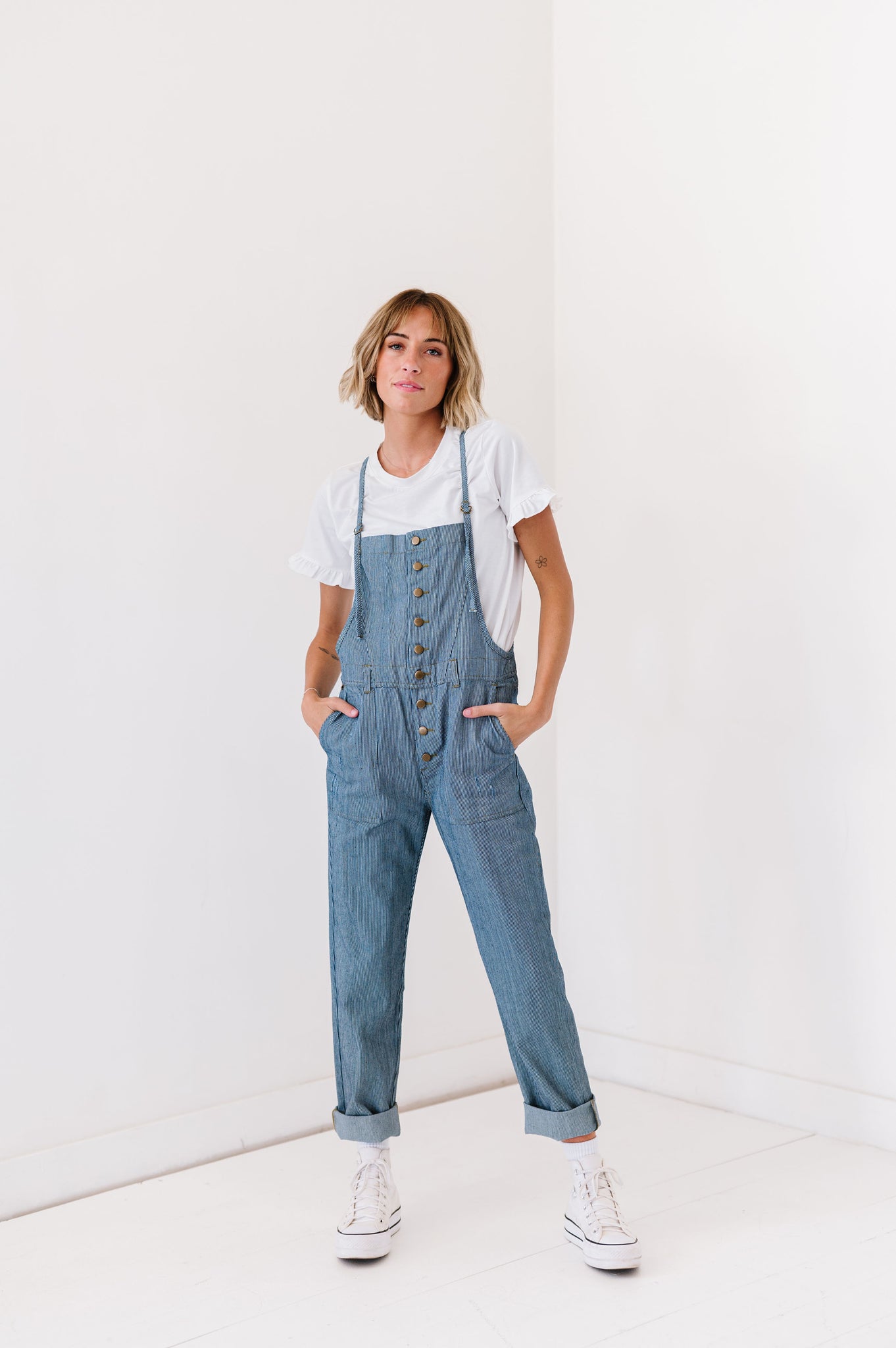 Mood Ring Denim Overalls