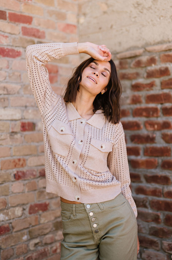 Marnie Collared Knit Top