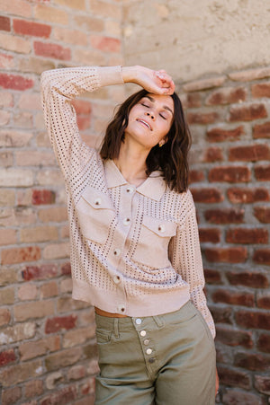 Marnie Collared Knit Top