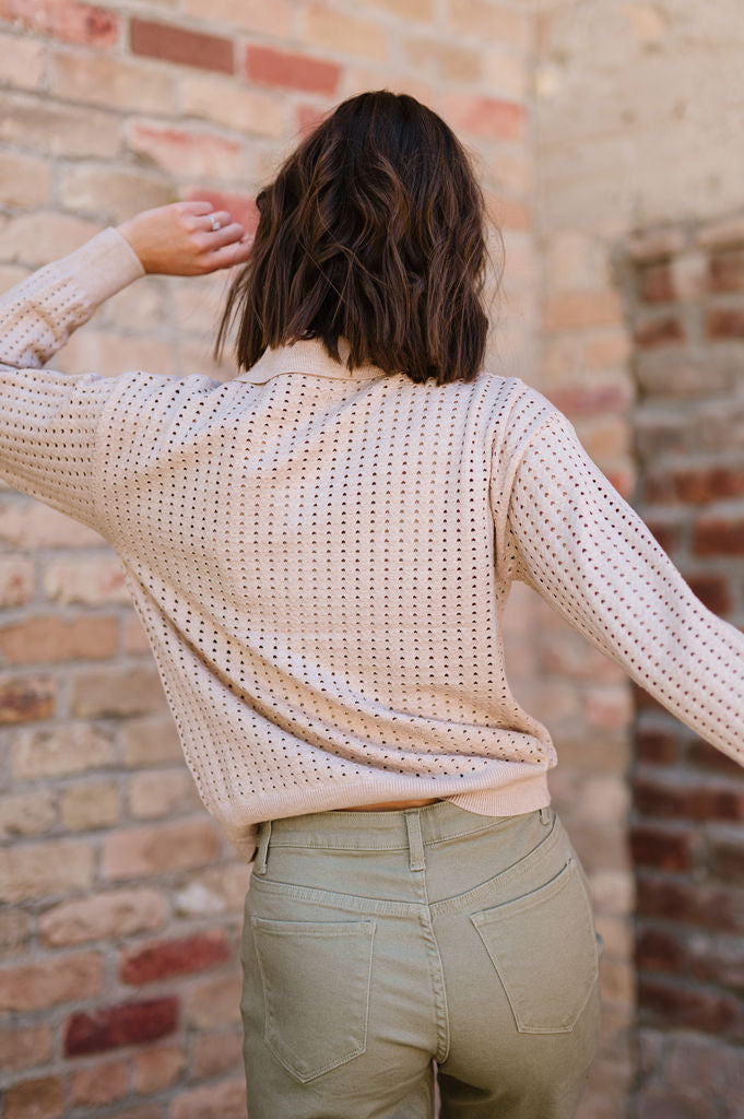Marnie Collared Knit Top