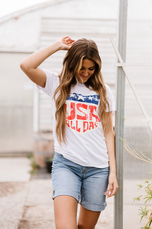 USA All Day Graphic Tee