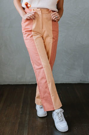 Danielle Split Panel Pants | 2 colors |