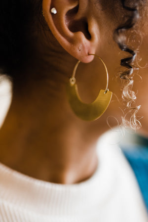 Firefly Brass Earrings