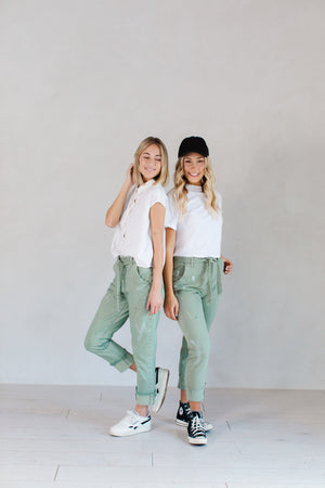 Splat Olive Pants