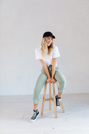 Splat Olive Pants
