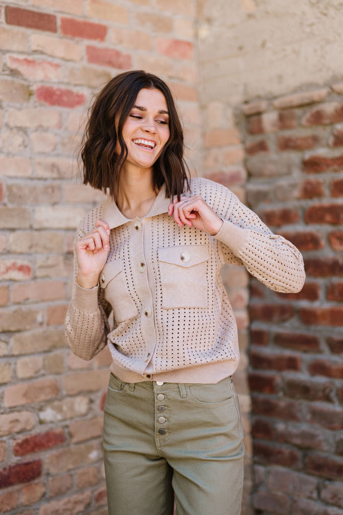 Marnie Collared Knit Top